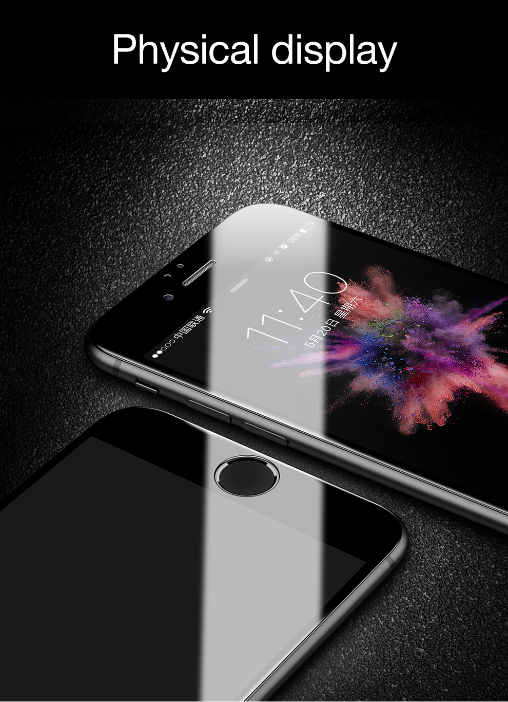 Bakeey-4D-Curved-Edge-Cold-Carving-Tempered-Glass-Screen-Protector-For-iPhone-6-Plus--6s-Plus-1184857-5